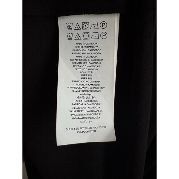 Michael Kors dress Women's Kate Belted Button-Down Midi Dress black $185 size XL - Picture 14 of 14